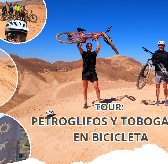 Petroglifos y Toboganes en Bicleta